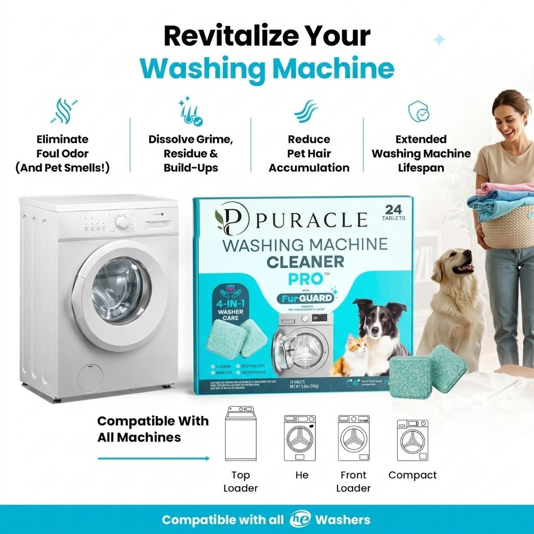 Revitalize your washing machine - compatible with all machines