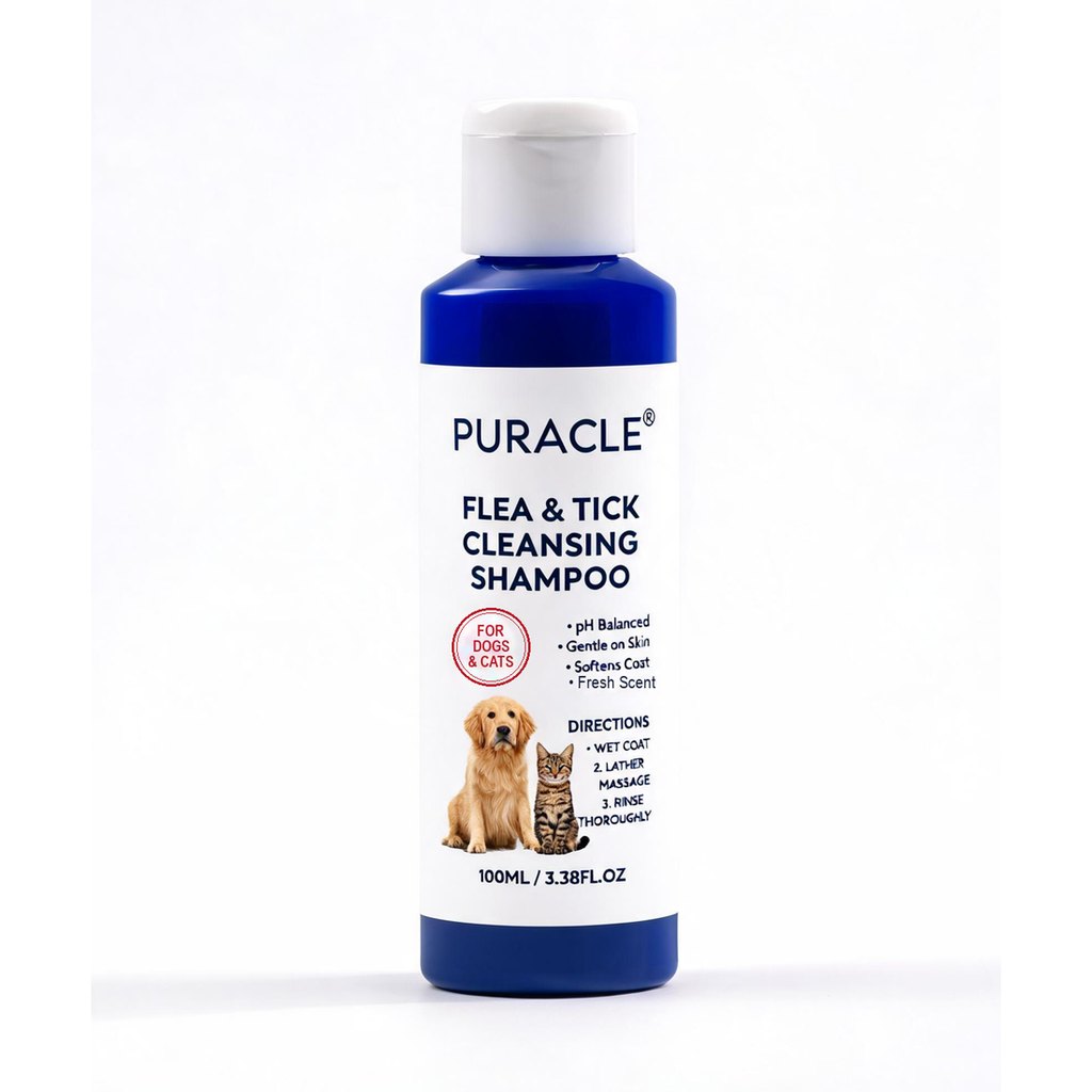 PawClover flea and tick cleansing shampoo, 100 ml