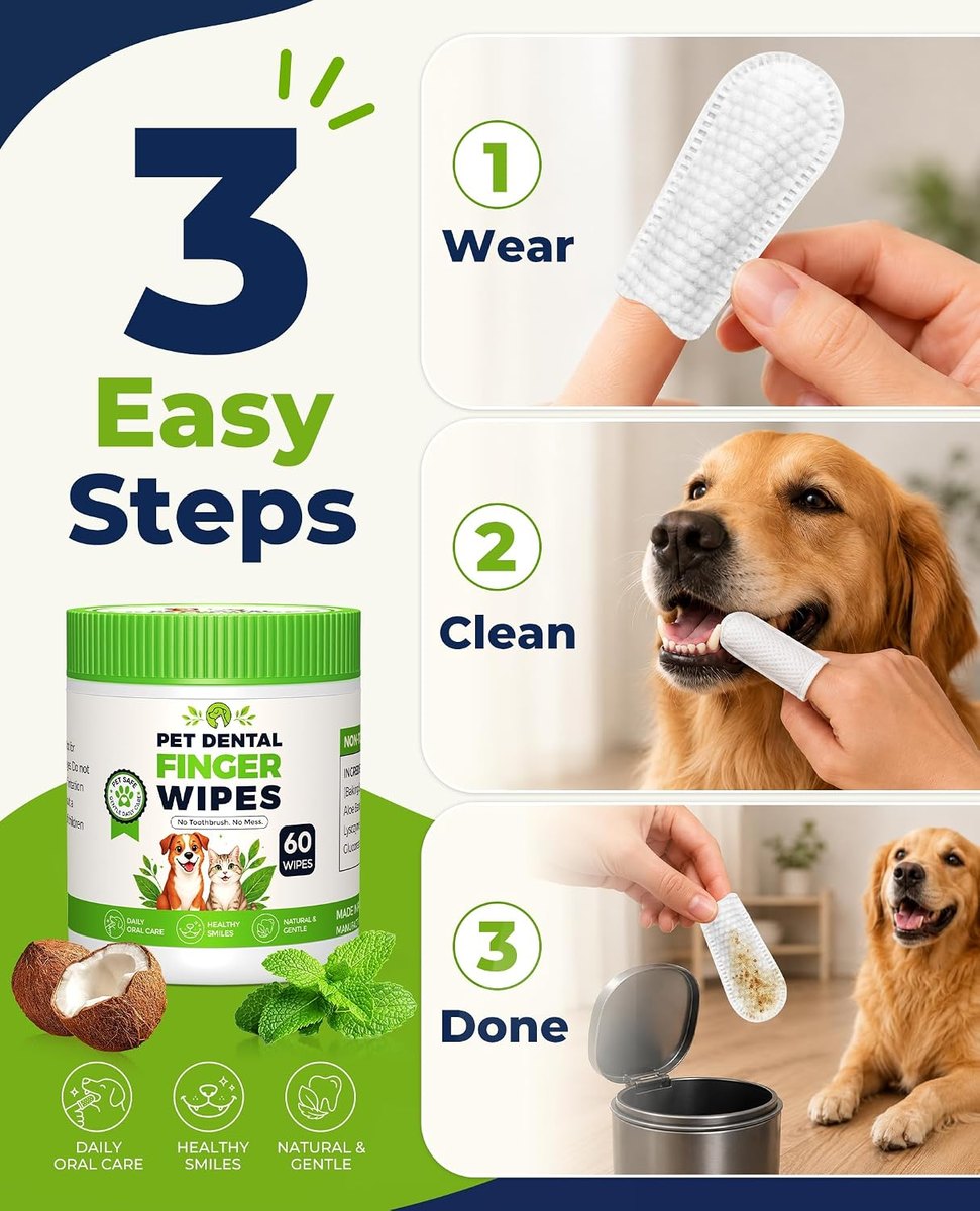 Three easy steps: wear, clean, done