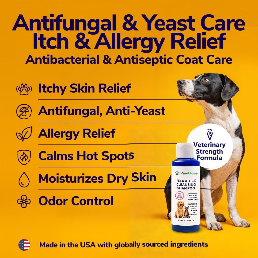 Antifungal and yeast care, itch and allergy relief