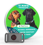 PawClover flea and tick pendant tin with the grey collar pendant