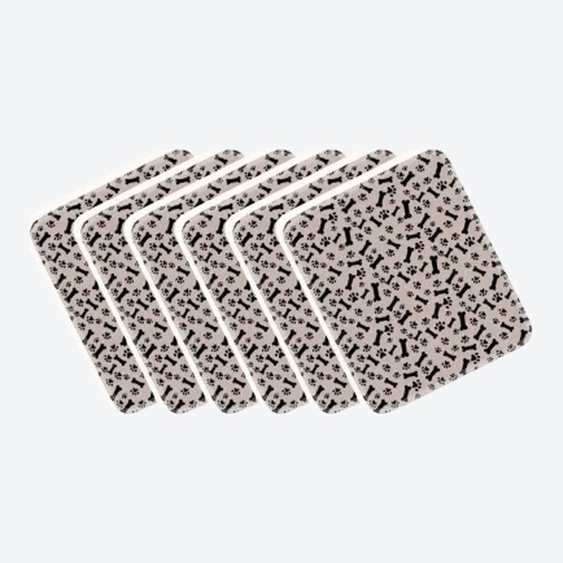 Six Beige pads