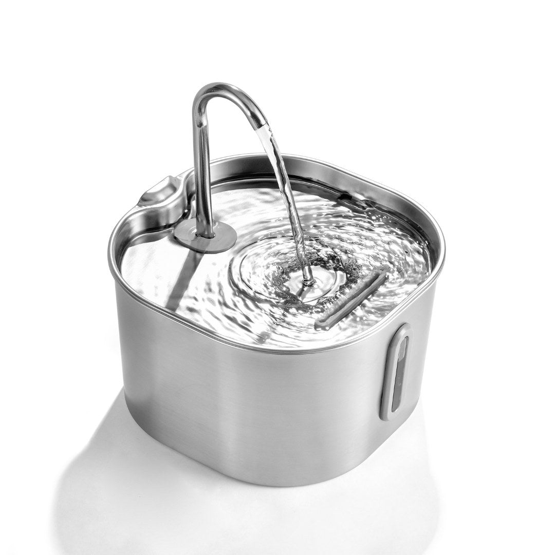 The stainless steel body, close
