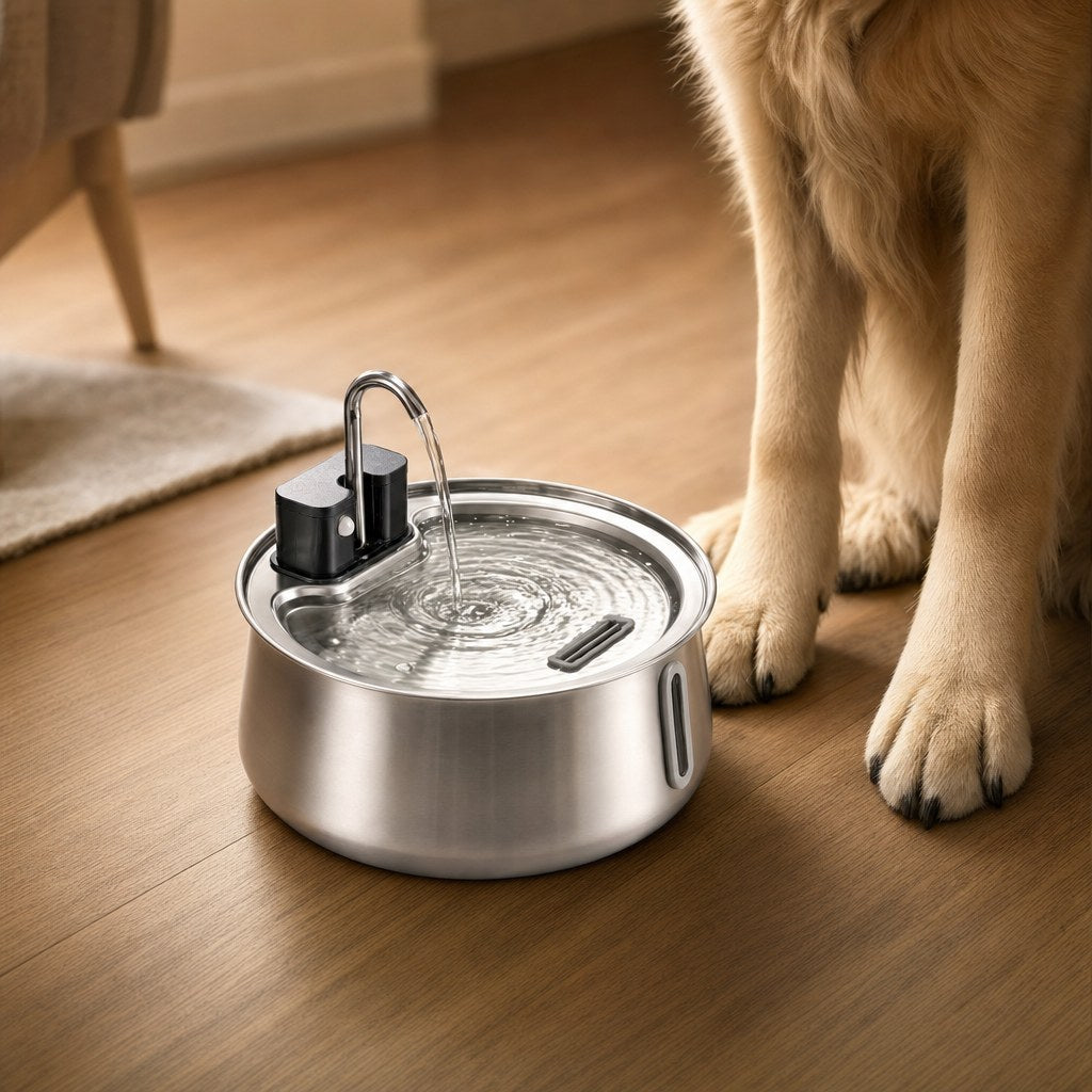 A wide, open bowl at the right height