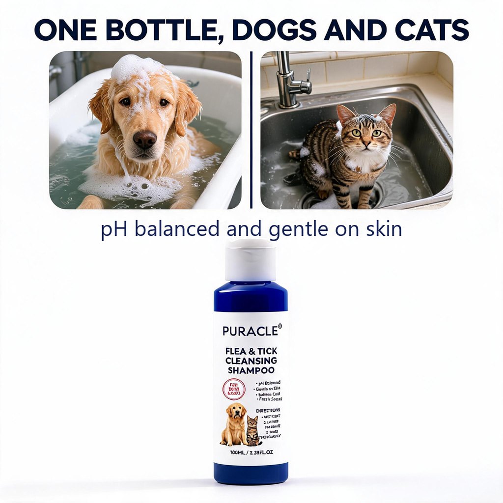 One bottle for dogs and cats